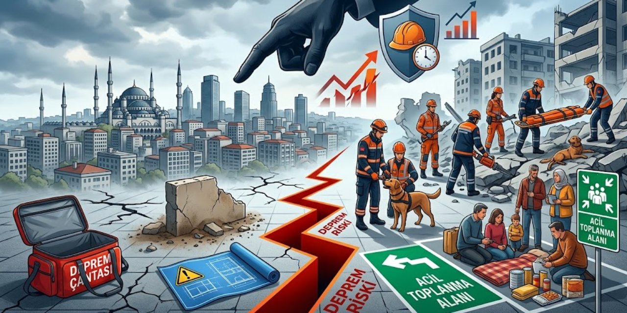 Türkiye'nin deprem gerçeği araştırmayla ortaya çıktı: Ülkenin yüzde 58'i kaygılı ama çantası bile yok!