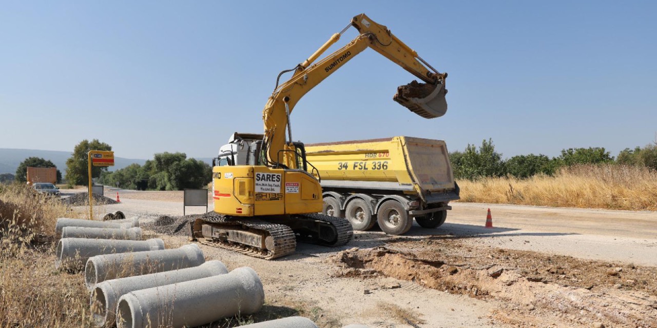 Bursa Büyükşehir’den Nilüfer’e 7 bin 600 metrelik altyapı yatırımı