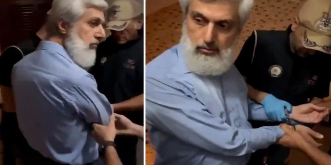 Alparslan Kuytul’un evindeki gözaltı anları yayınlandı! Tutanaktaki ifadeye itiraz etti: Kelepçe takılırken bunları söyledi