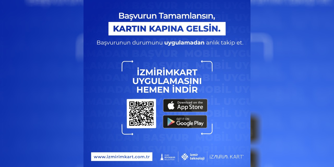 Kişiselleştirilmiş İzmirim Kart başvuruları artık mobil uygulamadan yapılabiliyor