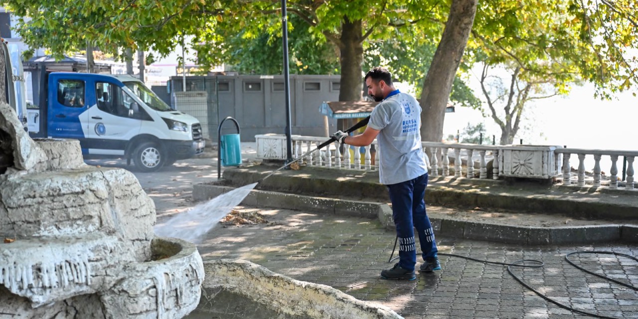 Bursa Gölyazı’da doğal ve tarihi dokuya titiz bakım