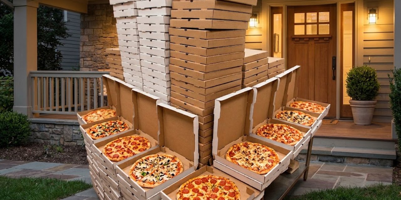 Siyasetçilerin adına binlerce Euro'luk yemek siparişi veren gence hapis şoku: Sipariş notuna "300 pizza adrese gelsin" yazmış