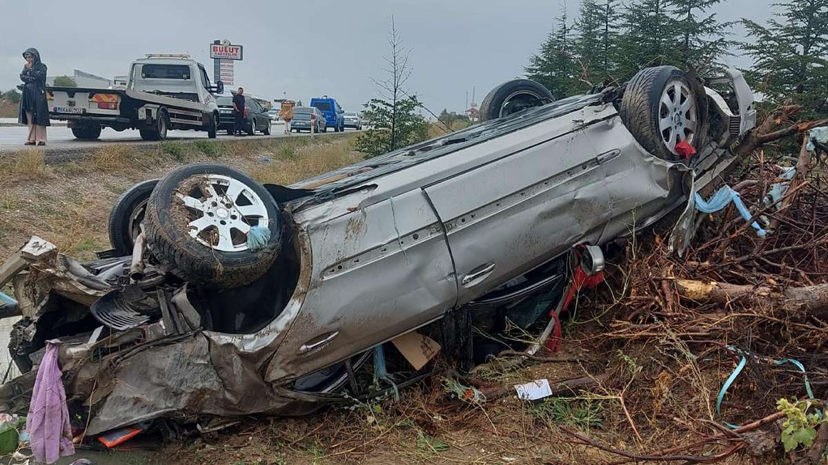 Yozgat’ta feci kaza: 1 ölü, 3 yaralı