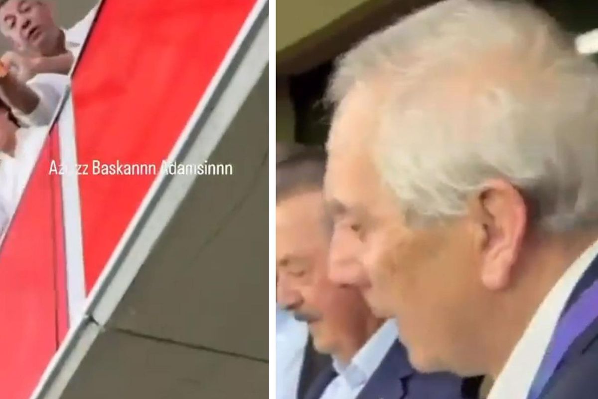 Tribünde şok anlar: Lyon taraftarları Aziz Yıldırım’a şarap döküp tükürdü