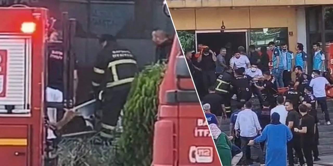 Batman'da spor salonunda büyük yangın: 30 kişi mahsur kaldı