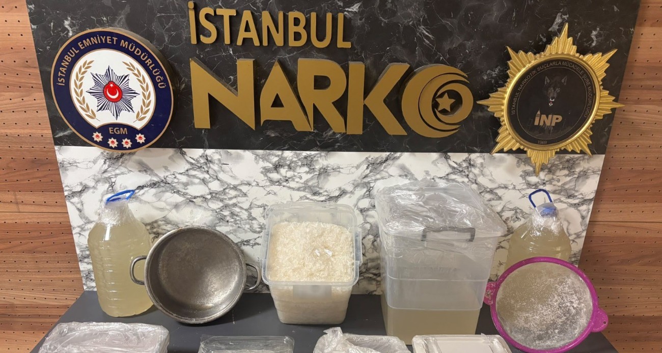 İstanbul’da uyuşturucu operasyonu: 26 kilo metamfetamin ele geçirildi