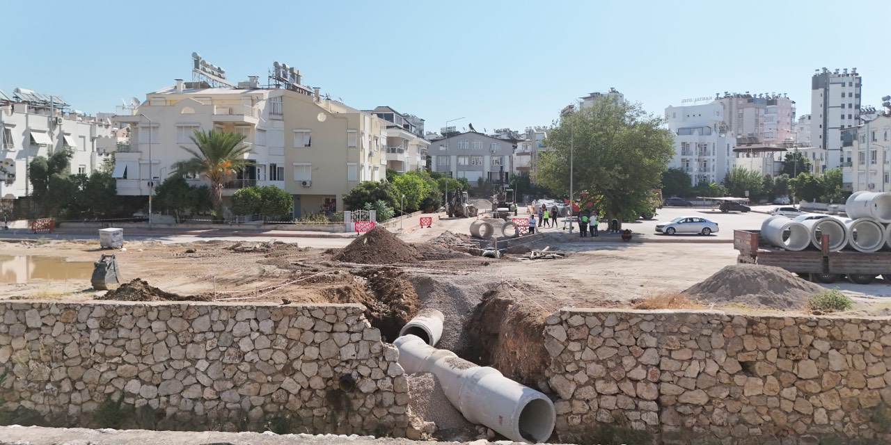 Antalya’da su baskınlarına karşı 12 kilometrelik hat