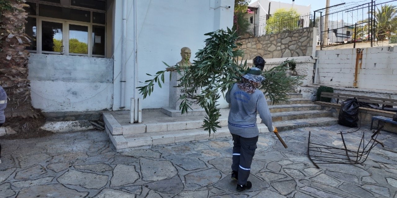 Bodrum’da okullara yeni eğitim yılı öncesi bakım desteği