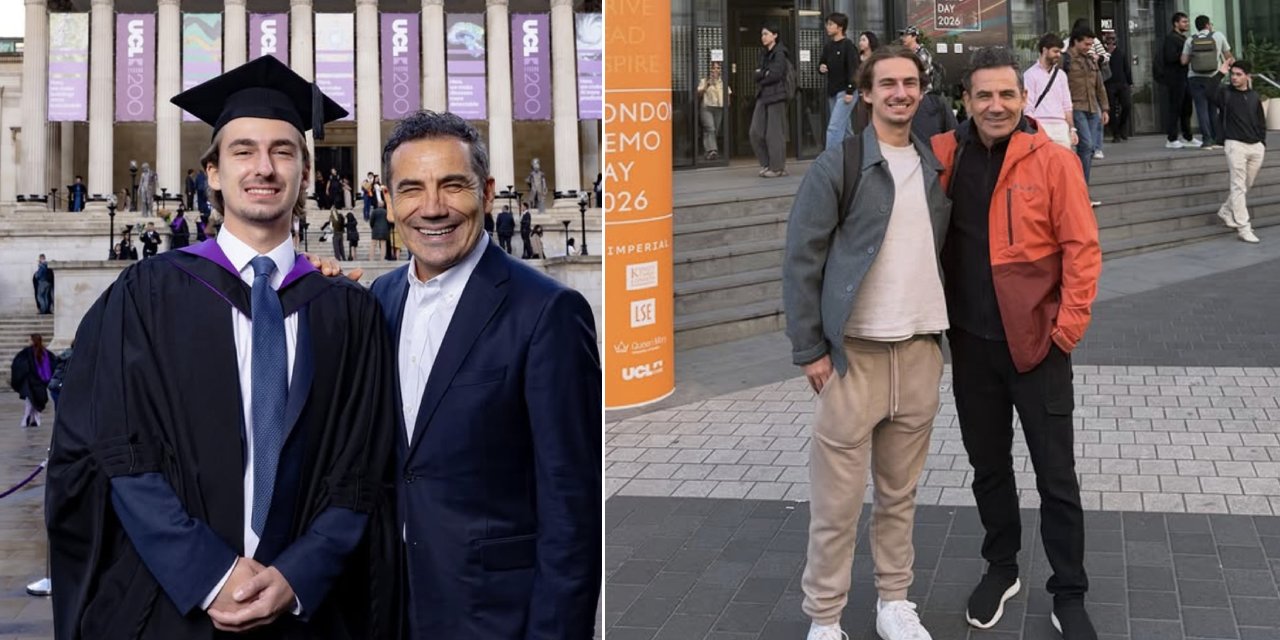 Ferhat Göçer’in oğlu Can Göçer’den büyük başarı: UCL’den birincilikle mezun oldu