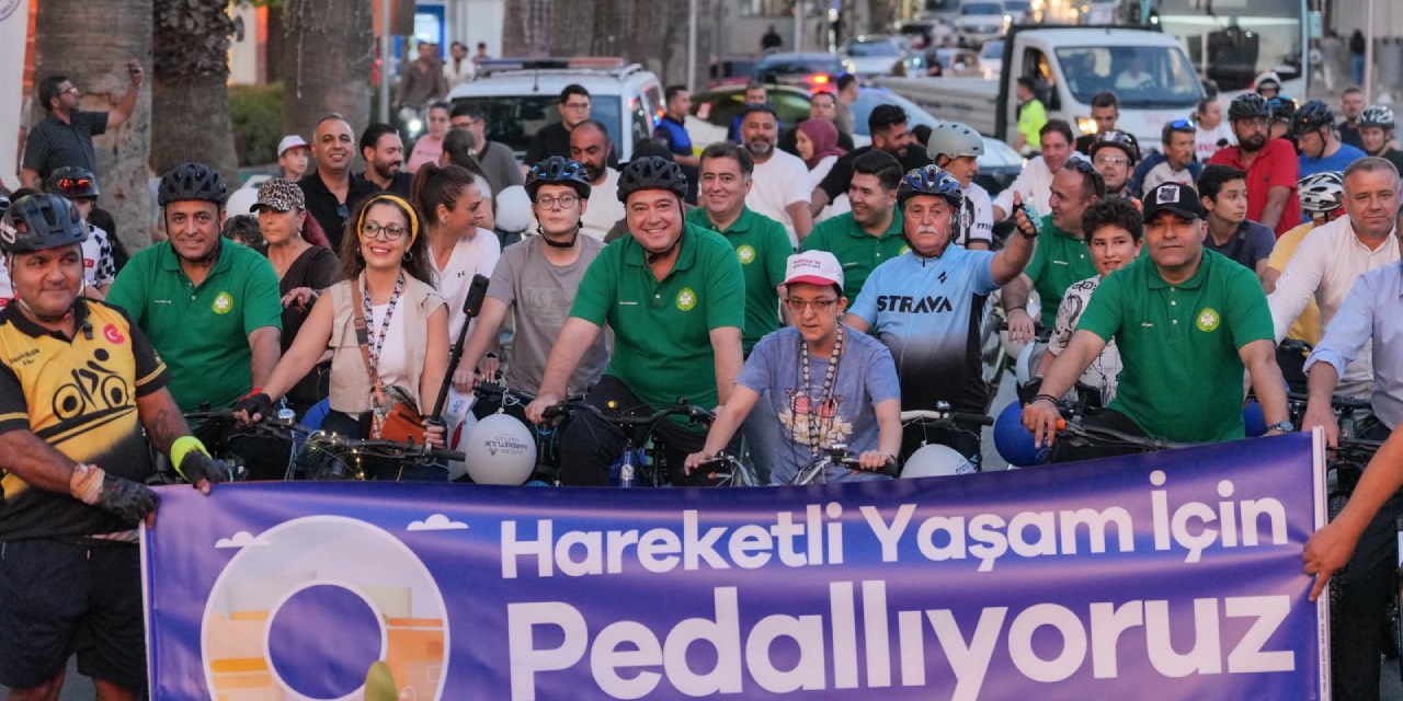 Manisa’da Avrupa Hareketlilik Haftası'nda bisiklet turu düzenlendi