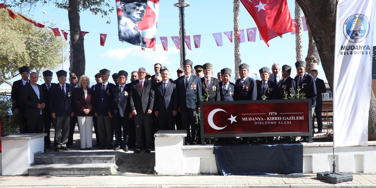 Mudanya’da Kıbrıs gazilerinin anısı geleceğe taşınacak