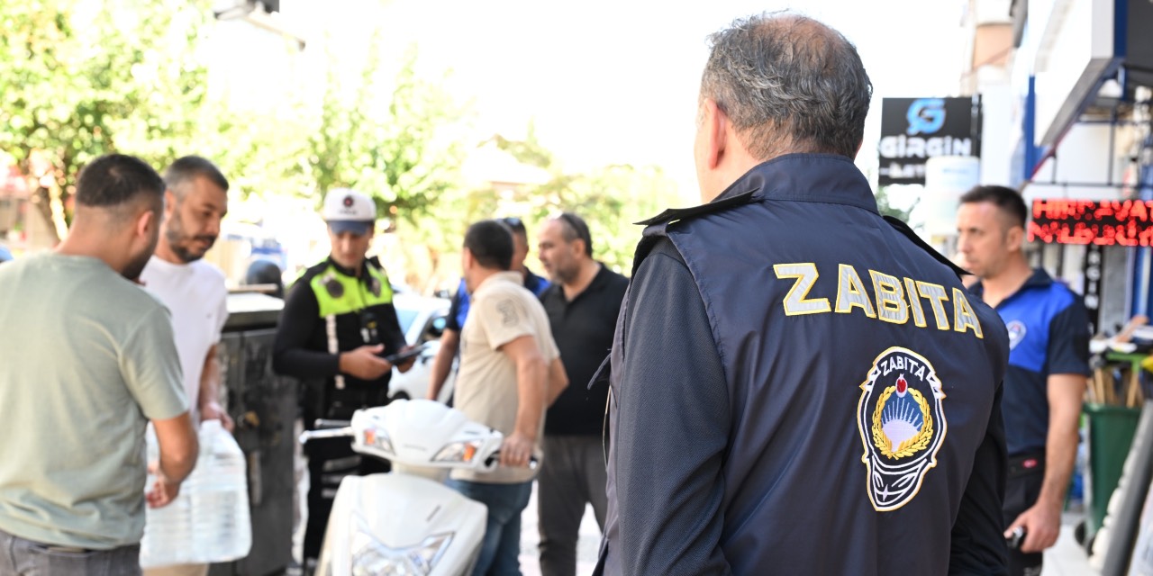 Manisa’da kaldırım işgallerine ortak denetim