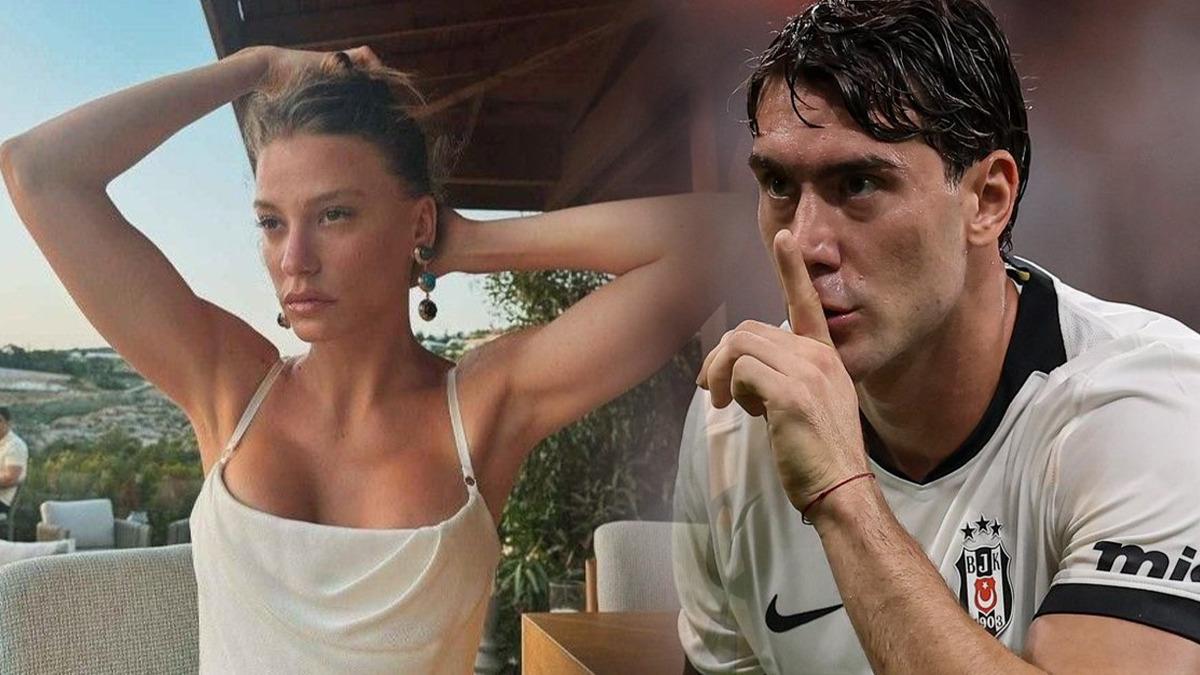 Beşiktaşlı yıldız Vlahovic ile Serenay Sarıkaya gündem oldu