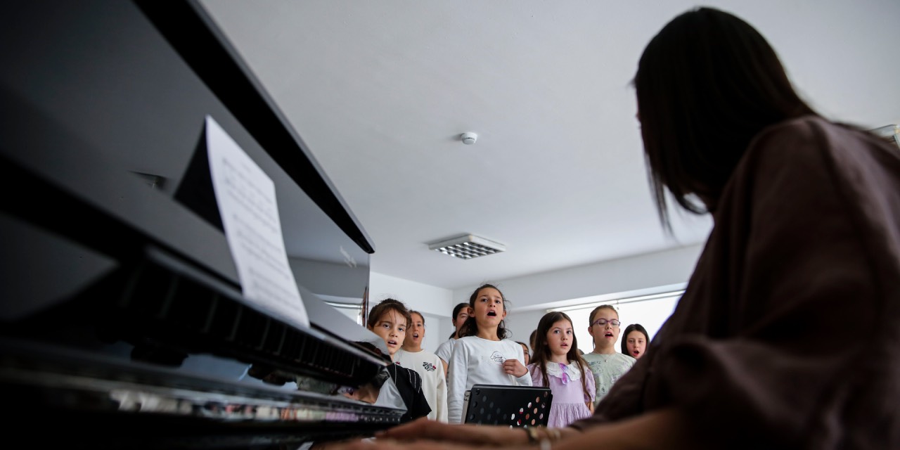 Ankara’da 65 çocuk müzik ve sanat yolculuğuna başladı