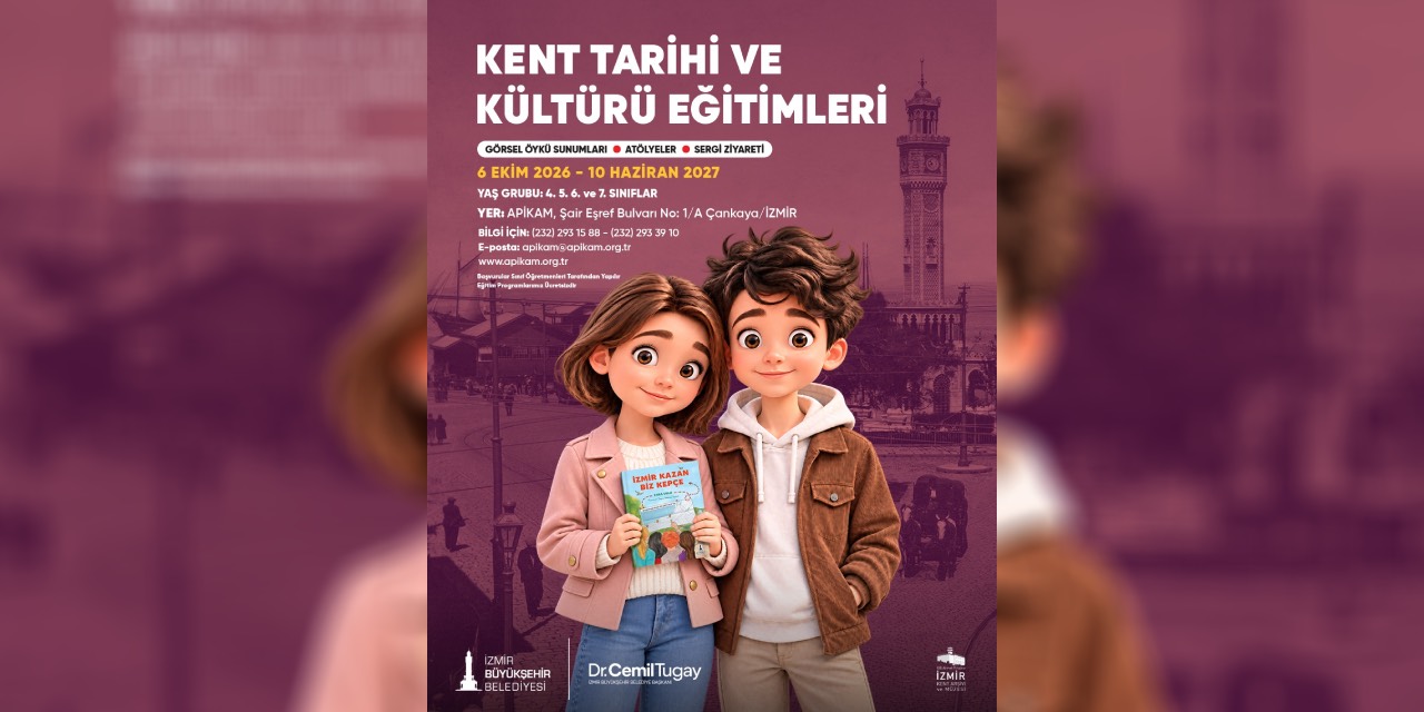 APİKAM’da çocuklar İzmir’in tarihini ve kültürünü keşfedecek