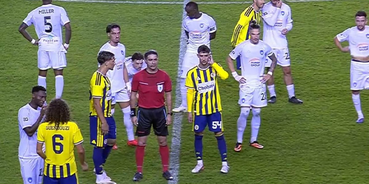 Fenerbahçe maçında dikkat çeken karar