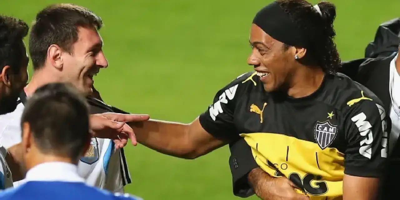 Ronaldinho'dan Messi'ye veda: "Bizi güldürdün"