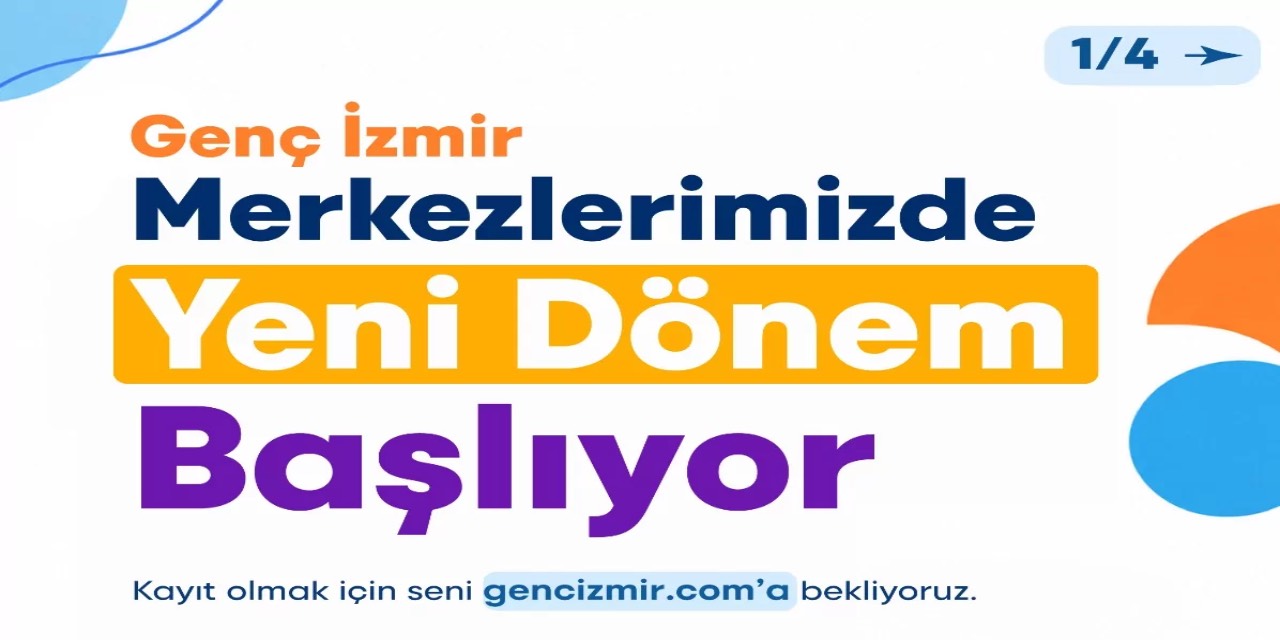 İzmir’de gençler için yeni dönem programları başlıyor