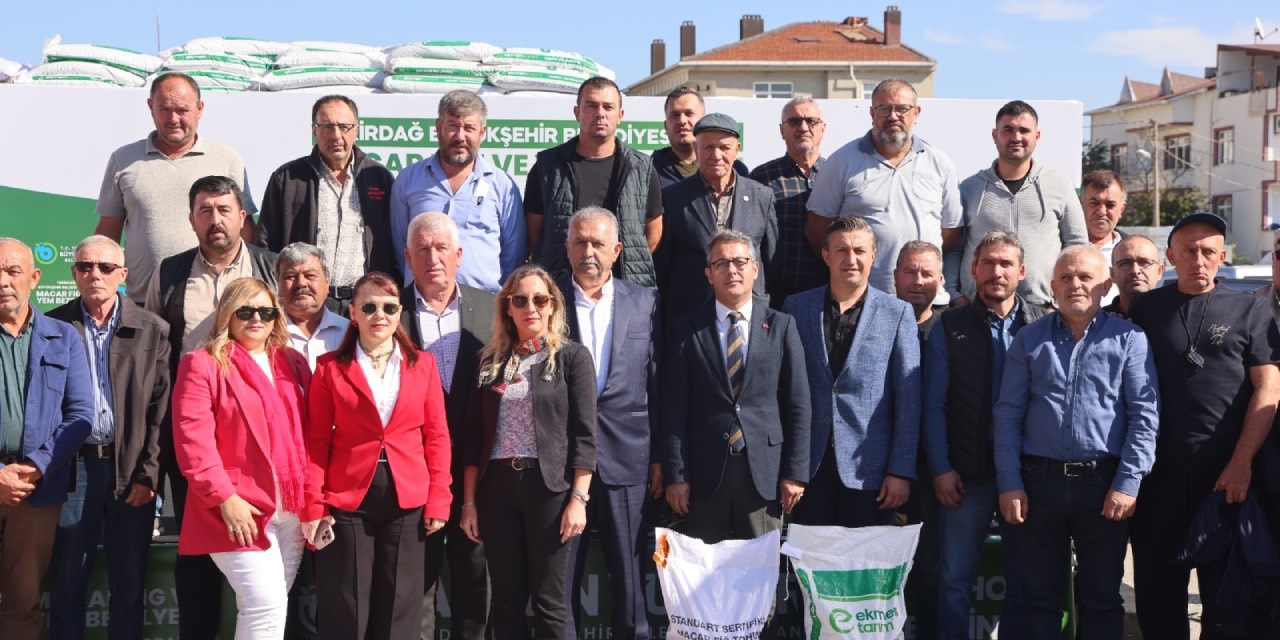 Tekirdağ’da 602 üreticiye yem bitkisi tohumu desteği