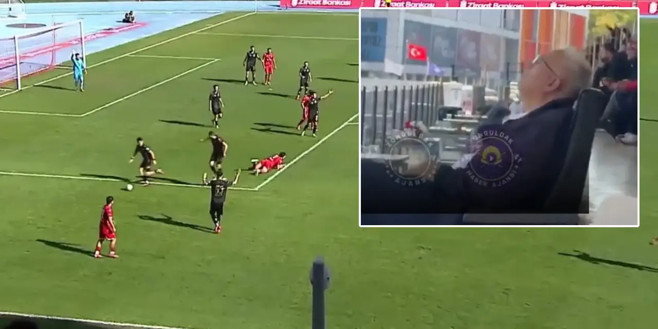 Kupa maçında TFF temsilcisi tribünde uyuya kaldı