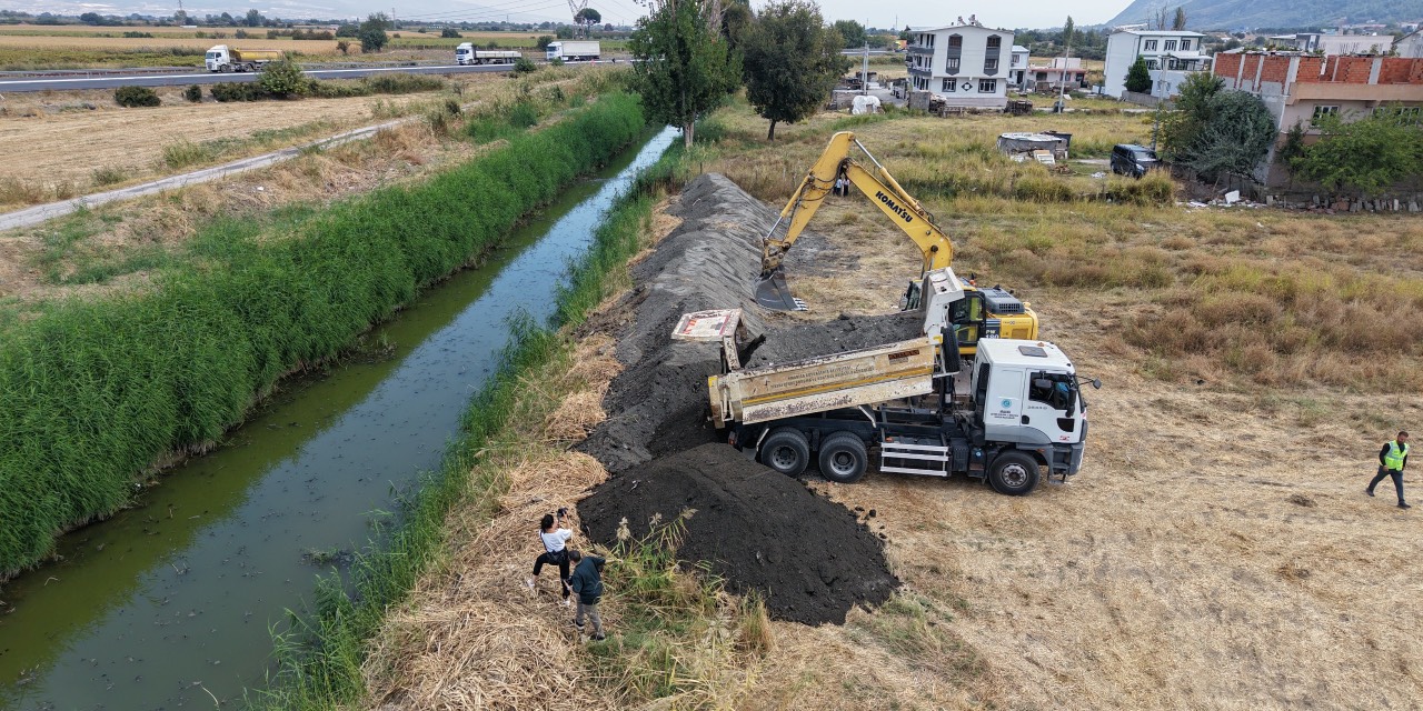 Manisa’da üç mahalle için 2 kilometrelik taşkın önlemi
