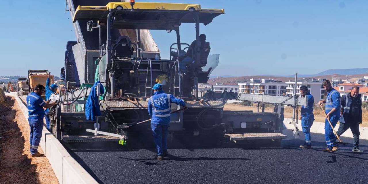 İzmir Seferihisar’da trafik yoğunluğunu azaltacak yeni yol tamamlanıyor
