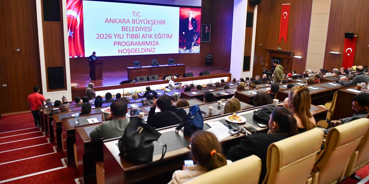 Ankara’da sağlık kuruluşlarına tıbbi atık eğitimi verildi