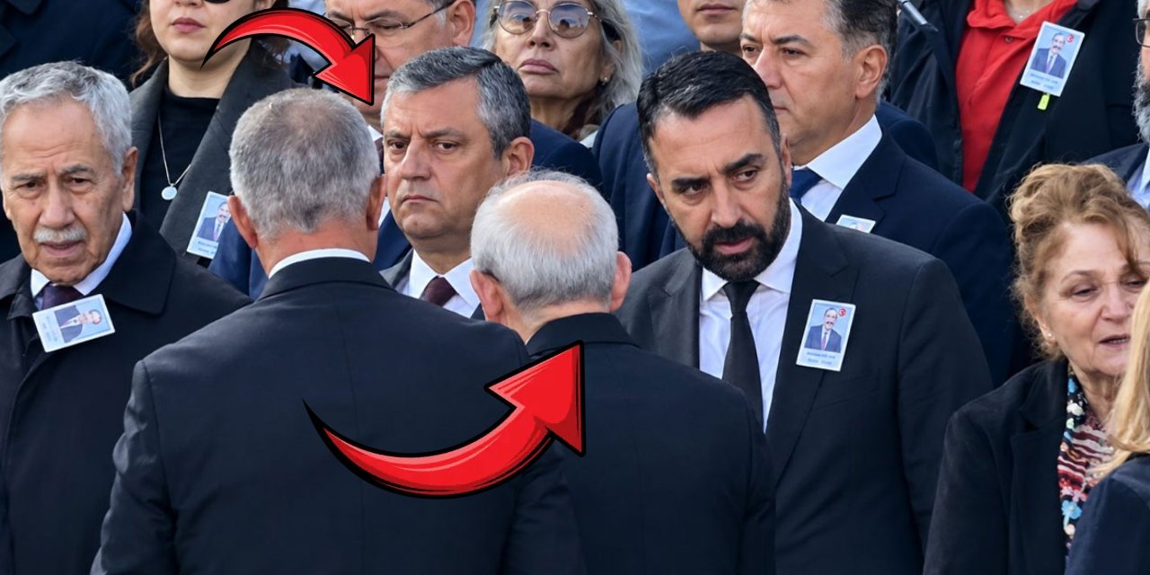 TBMM'deki cenaze töreninde dikkat çeken anlar! Özgür Özel ile Kılıçdaroğlu karşı karşıya: Tokalaşma anları gündem oldu