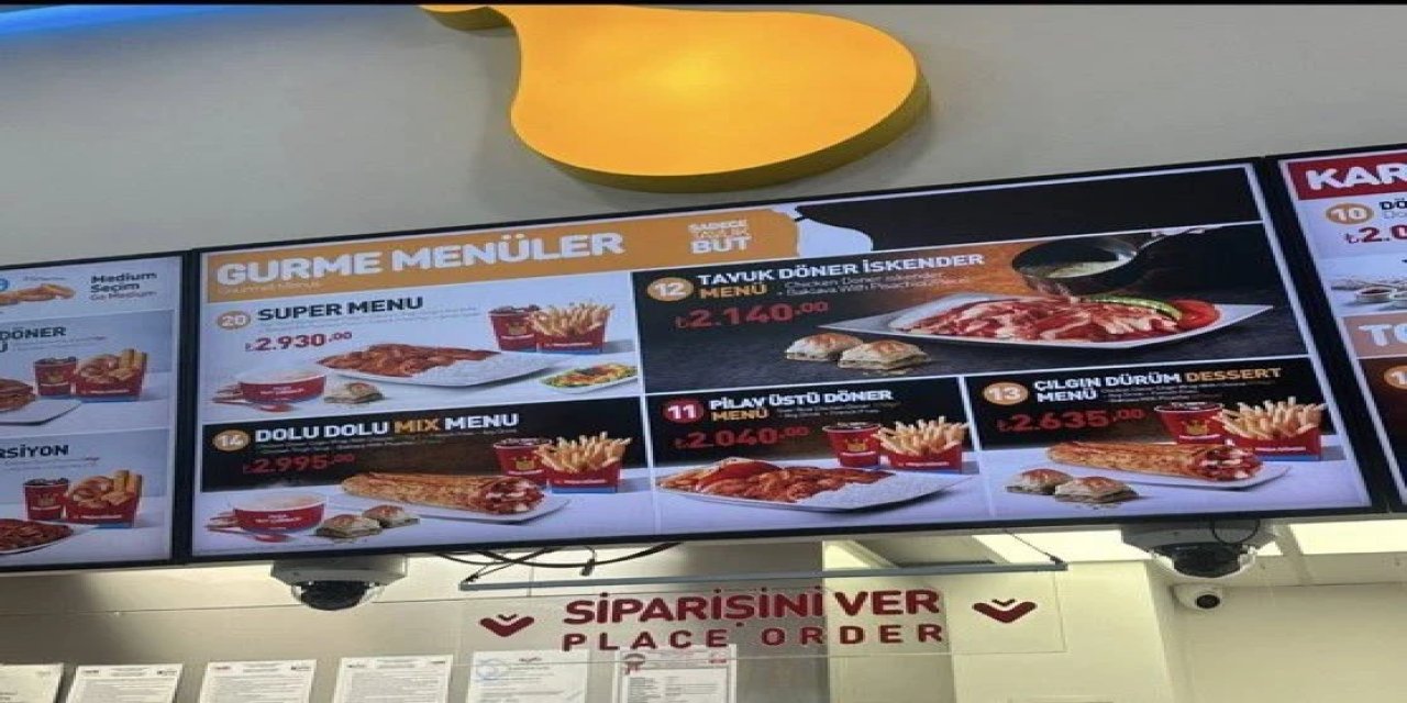 Havalimanında fiyat şoku! En ucuz döner menüsü bile 2 bin TL’yi aştı