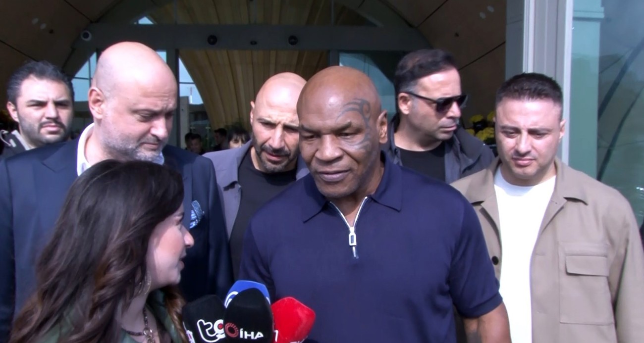 Mike Tyson İstanbul'a geldi: Derbi sorusuna verdiği yanıt dikkat çekti