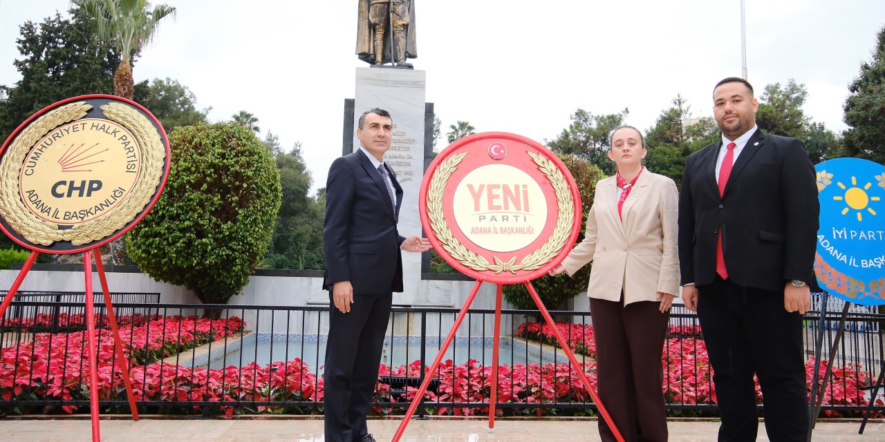 Adana’da Yeni Parti’den Cumhuriyet Bayramı töreni