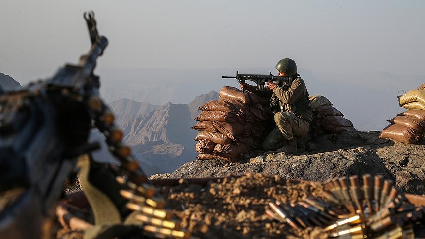 Irak'ın kuzeyinde 4 PKK'lı terörist etkisiz