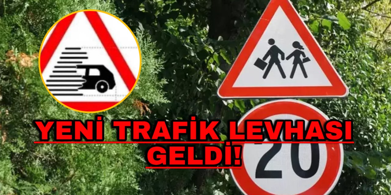 Trafikte görünce şaşırmayın! Yeni trafik levhası paylaşıldı: Peki ne anlama geliyor?