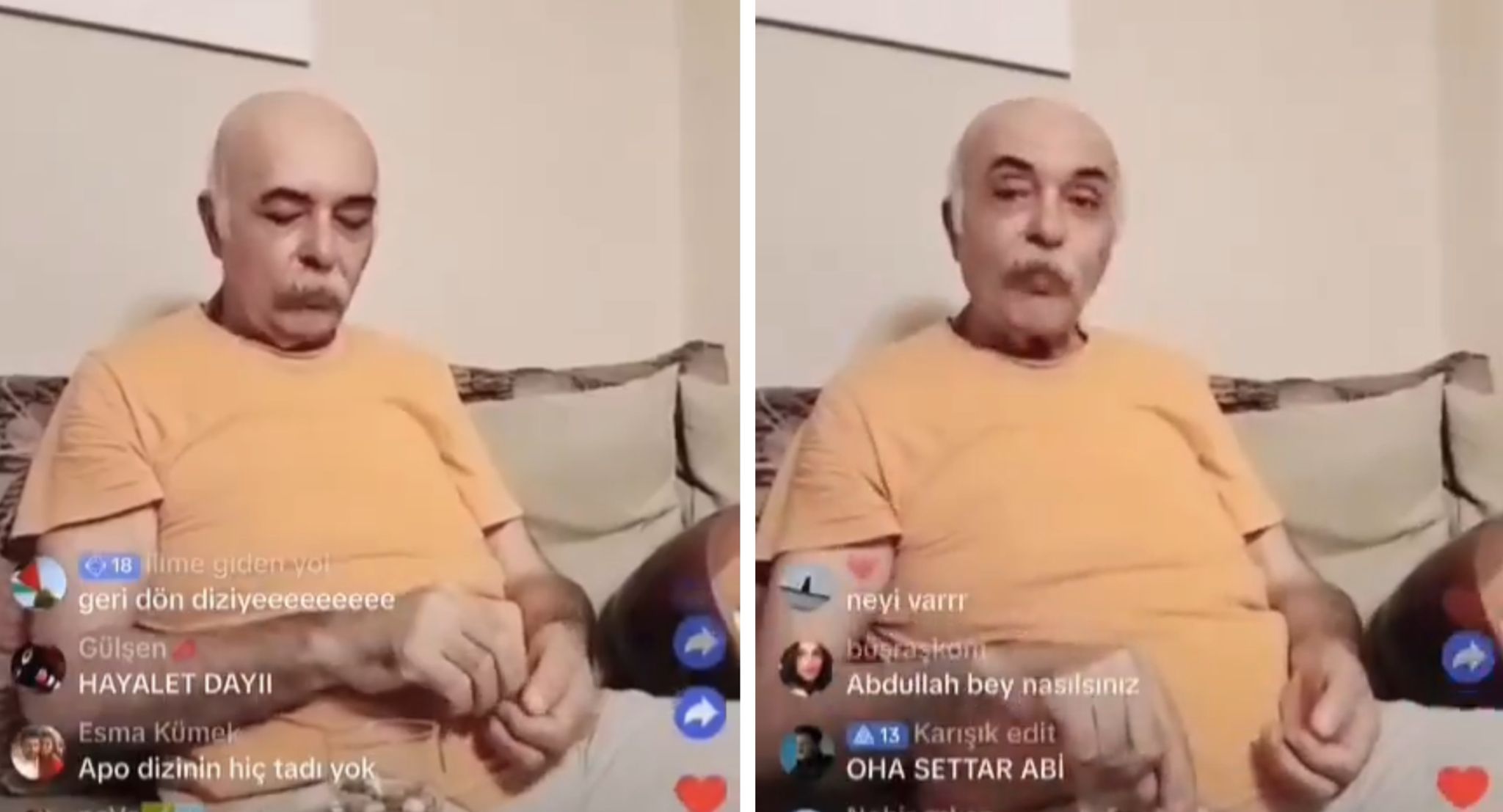 Settar Tanrıöğen, TikTok yayınında görülmüştü: O anlar izinsiz çekilmiş!