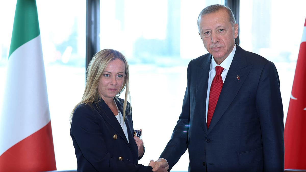 Cumhurbaşkanı Erdoğan, İtalya Başbakanı Meloni ile telefonda görüştü