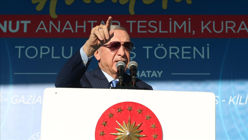 Cumhurbaşkanı Erdoğan, Hatay’da konuştu: Terörün olmadığı Türkiye’yi mutlaka inşa edeceğiz