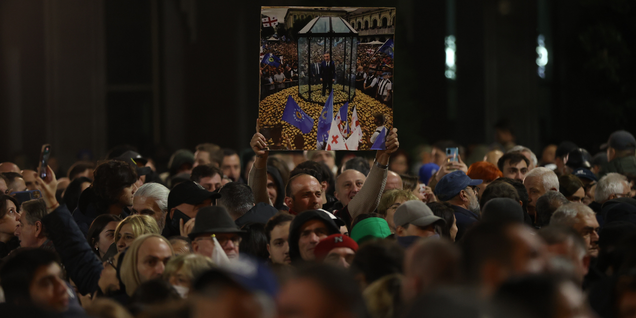 Gürcistan'da seçim sonuçları protesto ediliyor