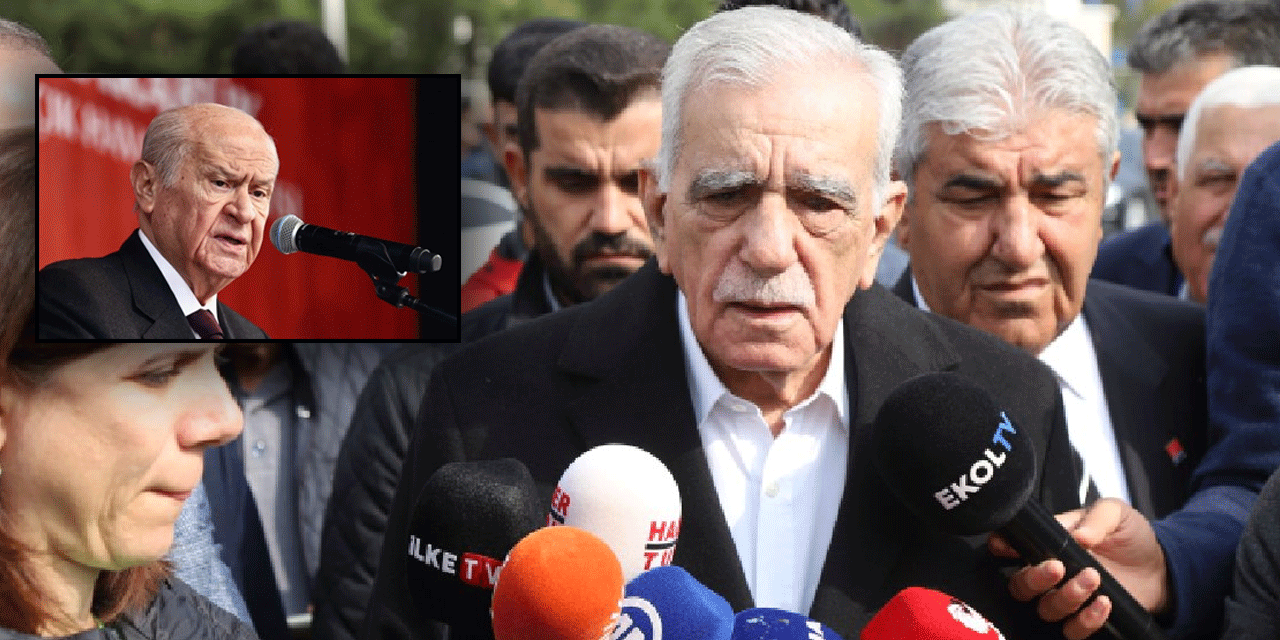 Ahmet Türk'ten Bahçeli'ye yanıt: Bir elde sopa ile sorunlar çözülmez