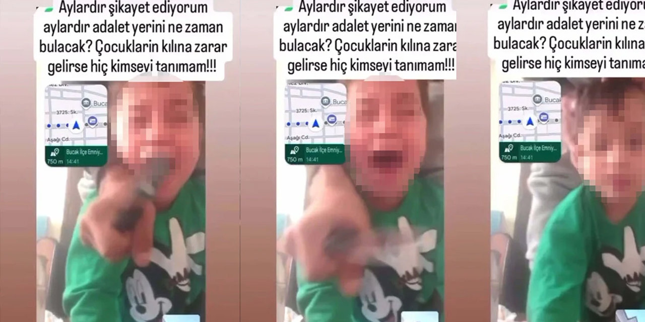 İzmir'de boşanma aşamasındaki baba, çocuğunun boğazına bıçak dayayıp eşini tehdit etti