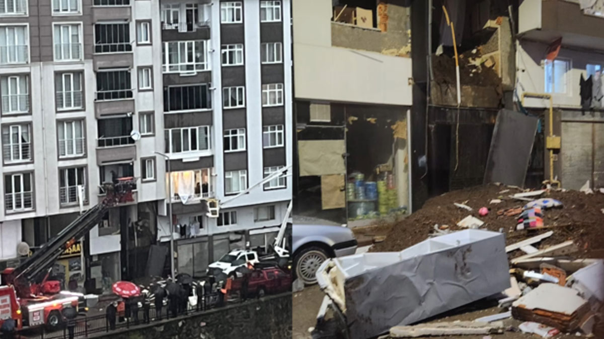 Rize'de heyelan: Bir kişi hayatını kaybetti