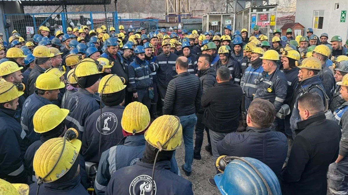 Çayırhan'daki madencilerin direnişi 24 saati aştı: Özelleştirmeye karşı dik duruş