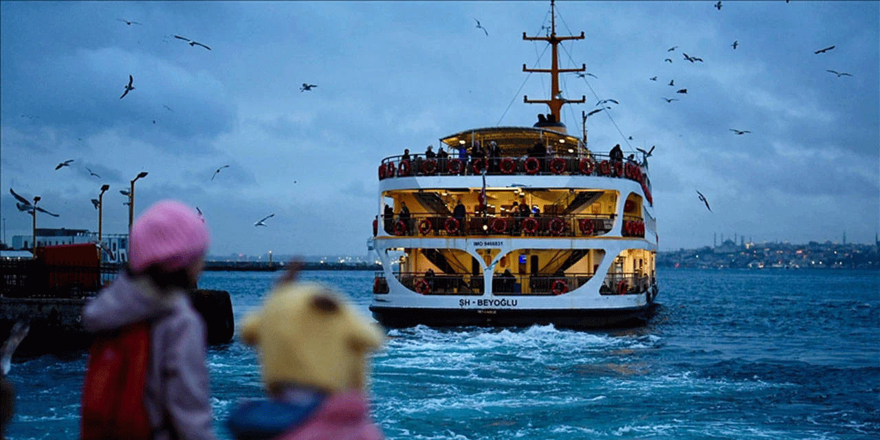 İstanbul'da bazı vapur seferleri iptal edildi