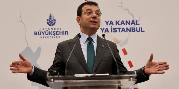 İmamoğlu’ndan 'Kanal İstanbul' uyarısı: “Yokluğumu fırsat bilip suyumuzu kurutuyorlar”