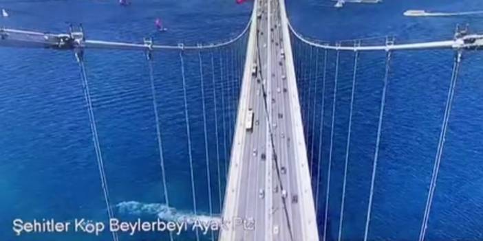 6.2'lik deprem anı 15 Temmuz Şehitler Köprüsü'nden görüntülendi