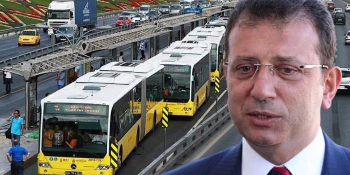 İBB'ye bağlı toplu taşımaya İmamoğlu yasağı!