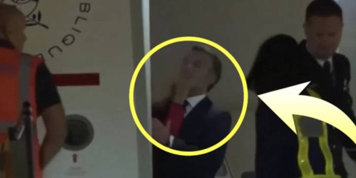 Macron kameralar önünde eşinden tokat yedi! Bu görüntü Fransa'yı karıştırdı