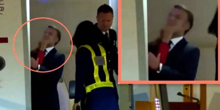 Macron kameralar önünde eşinden tokat yedi mi? İlk açıklama geldi