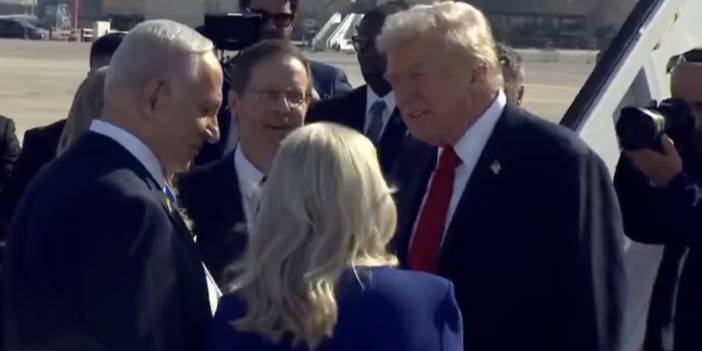 Trump İsrail'de: Netanyahu karşıladı, ziyaretin 4 saat sürmesi bekleniyor