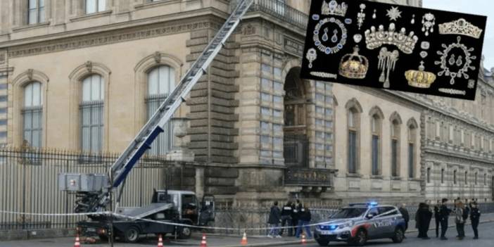 Paris'te akılalmaz soygun: Louvre Müzesi 7 dakikada soyuldu! Kraliyet mücevherleri çalındı