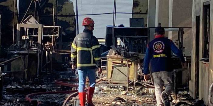 Kocaeli’de parfüm tesisinde korkunç yangın: Görgü tanığı yürek burkan detayları anlattı